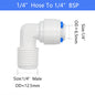 YQBS RO Aquarium Accessories Quick Connector 1/8 1/4 3/8 1/2 3/4BSP Male Thread Adapter Elbow Combination Tube