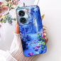 Case For Motorola Edge 50 Fusion Cover XT2429-1 Popular Flower Soft Black Silicone Phone Cases For Motorola G96 5G MotoG96 Funda