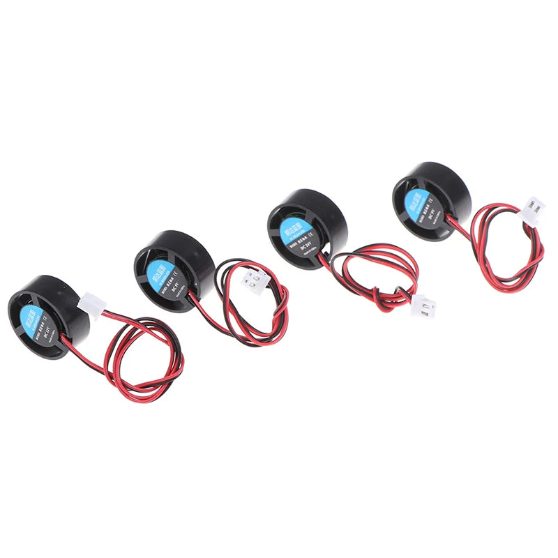 25.5x10mm 5V 9V 12V 24V Round Mini Cooling Fan for LED Lamps Computer Radiator