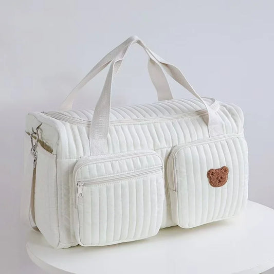 Large Capacity Mommy Bag for Women Totes Baby Diaper Nappy Bags Shoulder Cotton Ladies Maternity Shopping Bags