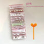 Nail Foils Gradient Transfer Foil Storage Box Nail Art Stickers Stripe Floral Manicure Decals Nails Decoration