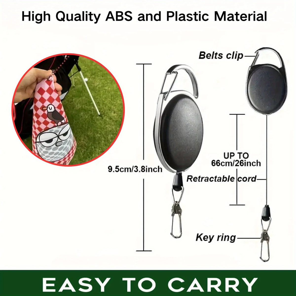 New Style Premium Golf Towel Double Sided Print Golf Accessories Super Absorbent Quick Dry for Quick Cleaning Perfect for Golf