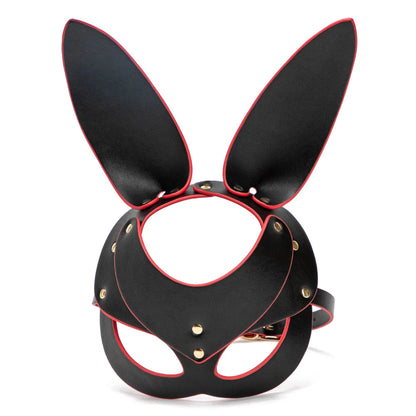 3 Colors Sexy Leather Mask Bunny Girl Cosplay Masquerade Erotic Halloween Carnival Party Masks Bdsm Bondage Games Fetish Mask