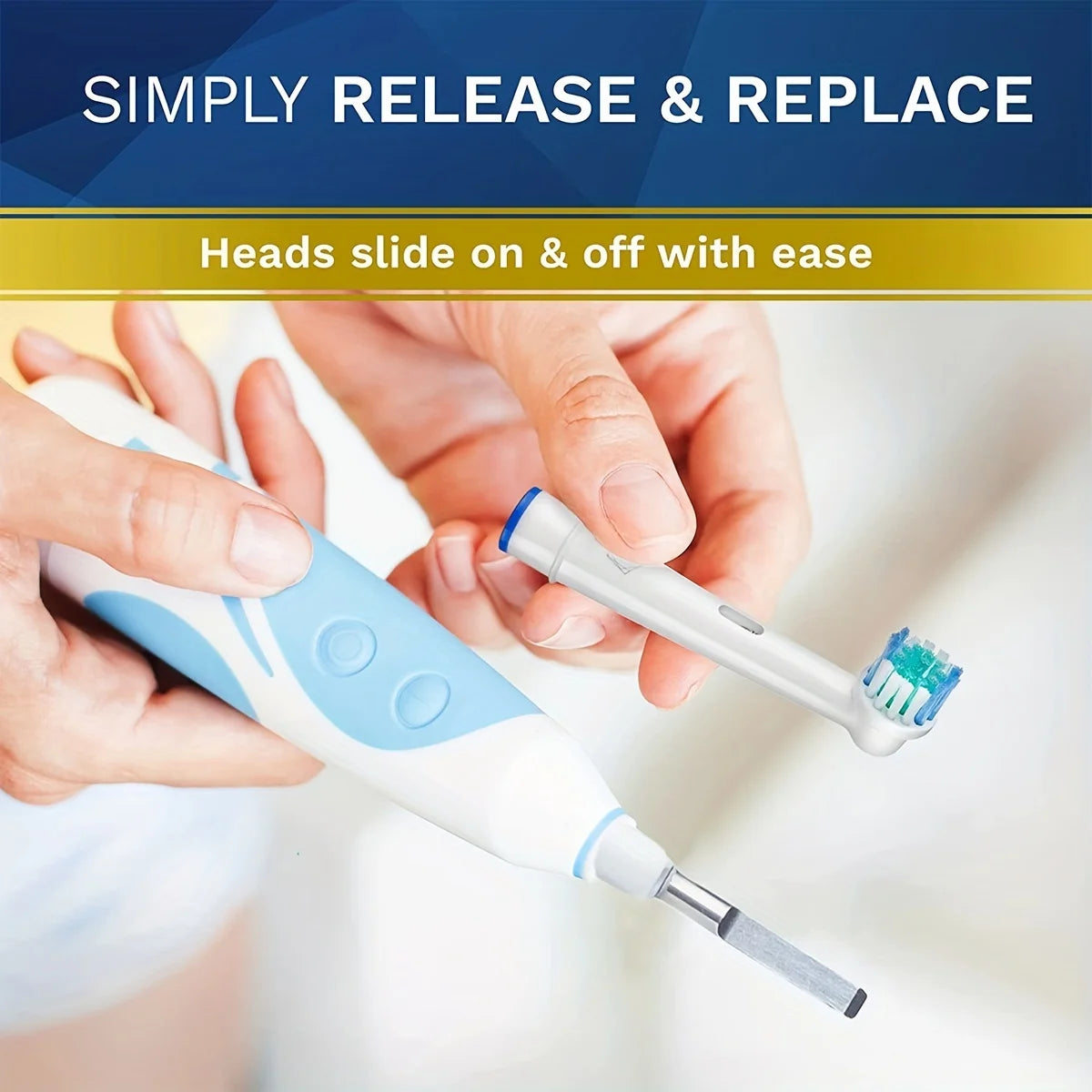 4/12/16/20 Pcs Replacement Toothbrush Heads Compatible with Oral-B Braun Professional Electric Toothbrush Heads Brush Heads