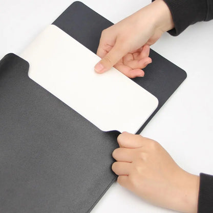 13 14 15 inch Laptop Sleeve Case Ultra Thin PU Leather Ultrabook Cover Shockproof Notebook Bag Protective Pouch