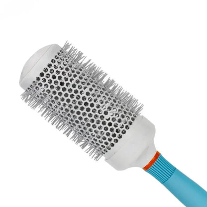 Hair Comb Professional Salon Hair Brush Hair Styling Hairbrush Hairdressing Comb Round Curly Hair Rollers Tools Blue