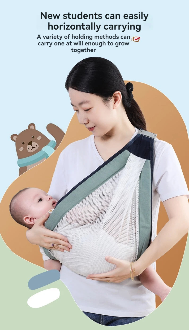 New Models Baby Outdoor Mesh Breathable Carrier Carrying Baby Comfort Waist Stool Multifunctional Baby Carrier Free Your Hands