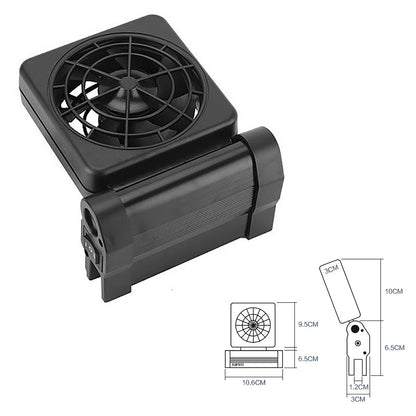 Fish Tank Cooling Fan Timing Adjustable Wind Speed Cooling Fan Fish Tank Cooler Glass Thickness ≤12mm Aquarium Accessories