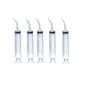 5Pcs Dental Disposable Irrigation Syringe With Curved Tip 12ml For Dentist Use Dental Consumable Tool Oral Teeth Whitening