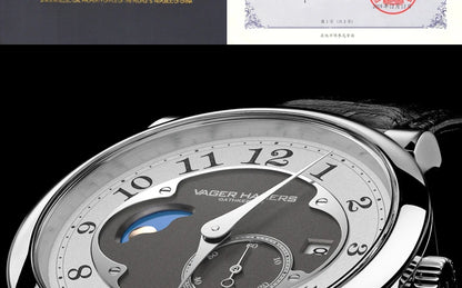 Product Watch Men's Mechanical Watch Fully Automatic Leather Waterproof Runa FPJ Water Drop Needle Men's Watch