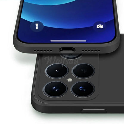 For Xiaomi POCO F8 Ultra Case Liquid Silicone Plain Rubber TPU Soft POCO F8 Ultra Cover Phone Protector Cover POCO F8 Pro Case