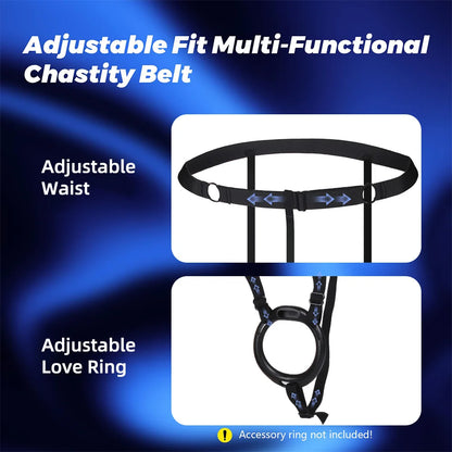 Sissy Chastity Belt Harness For Male Chastity Cage Auxiliary Lock Belts Penis Bondage Band Underwear BDSM Sex Toys For Men