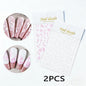 1pc 3D Hibiscus Flowers Nail Sticker White Black Flower Petals Adhesive Decals Pink Golden Floral Slider For Nail Art Decoration