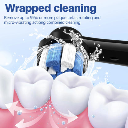 New 4/8PC Professional Toothbrush Replacement Heads, Compatible with Oral-B IO Series, Cost-Effective Pack.