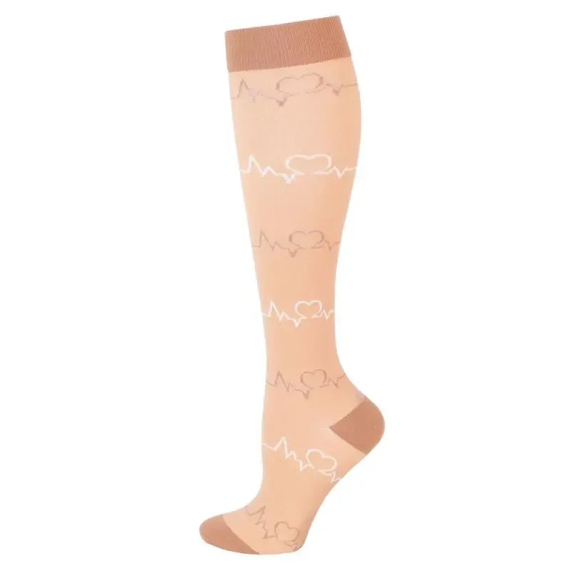 New Men Women Compression Socks for Leggings Running Marathon Pressure Soccer Adult Socks Network Red Pressure Nurse Men Socks