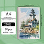A4 Watercolor Paper 20/50Pcs Wood Pulp Watercolor Painting Medium Coarse 160G 200G 250G 300G Drawing Cardboard Art Supplies