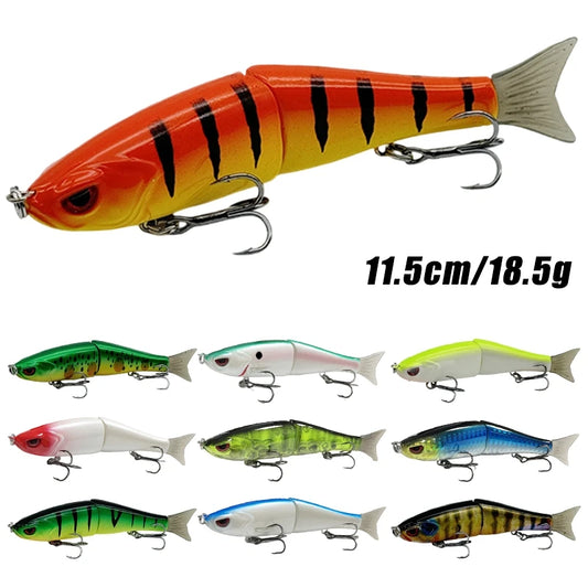 11.5 cm/18.5 g Balam Glide Bait šamų bendras gigantiškas kietas masalas „Swimbait“ lydekoms, ešeriams, sūriam vandeniui. „Glide Bait Leurre De Pêche“
