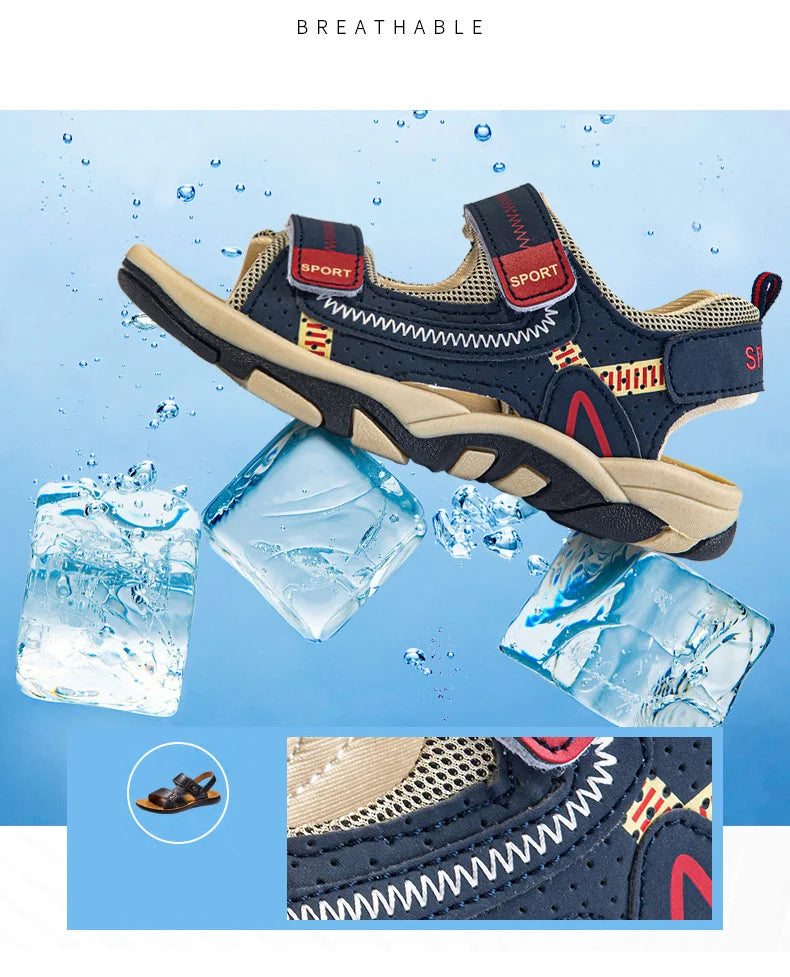 Breathable Children's Sandals Beach Shoes Boys Outdoor Sports For Kid's Girls Students Casual Sandals Anti-slip Flat Walking