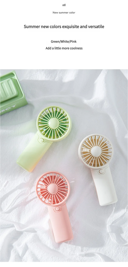 MEET SUN Portable Fan, Creative Compact Pocket Handheld Fan, Lightweight Mini Fan (AAA Batteries Not Included)