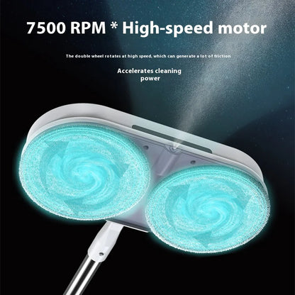 1 Wireless Rechargeable Water Spray Electric Mop, Easy To Operate, Suitable For Home Dormitory Office And Other Use