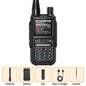BAOFENG UV-5R Mini Walkie Talkie Full Band Bluetooth Programming Wireless Copy Frequency 2 PTT AM FM Type-C Long Range Ham Radio