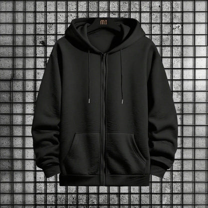2026 New Arrival Men's Zipper Hoodie Sweatpants 2 Piece Set High Quality Hooded Long Sleeve Sweatshirt Autumn Winter Tracksuit