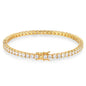 Factory Price D VVS1 Moissanite Tennis Bracelet 925 Sterling Silver Single Row Classics with GRA Bracelets for Women Man Jewelry