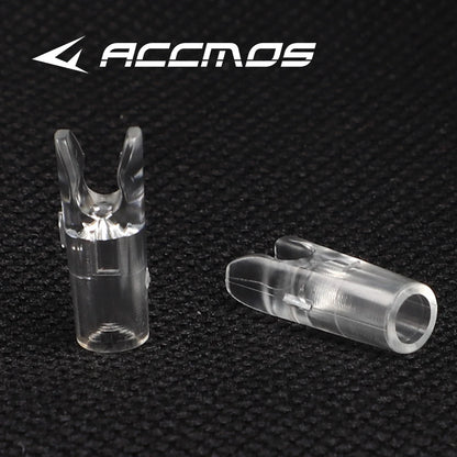 60pcs DIY Plastic Arrow Pin Nocks Size L And Size S For ID4.2mm ID6.2mm 3.2mm  Arrow Shaft Archery Accessory