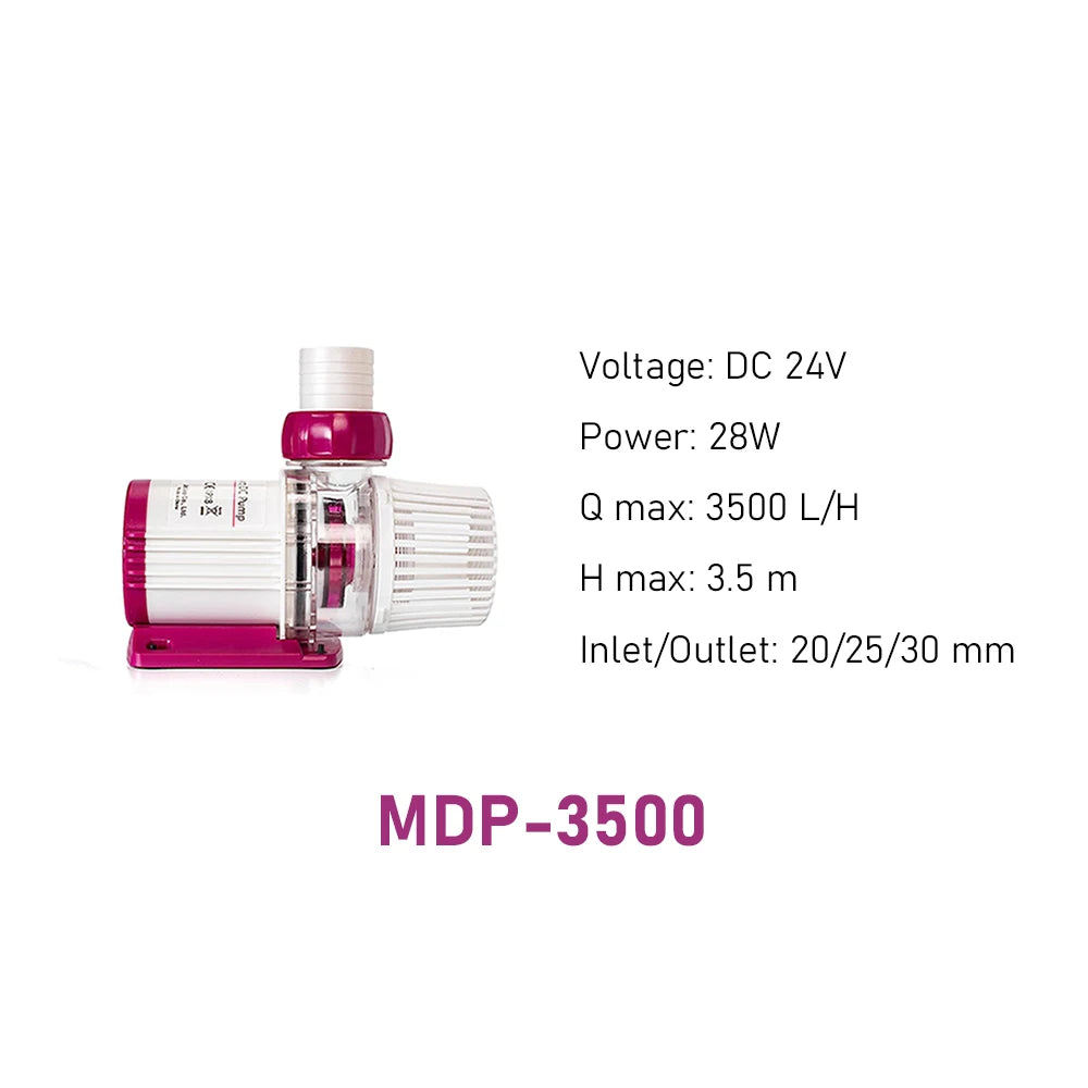 Jebao MDP Series WiFi Smart DC Water Return Pump with LCD Display Controller for Freshwater and Marine Aquarium Tank