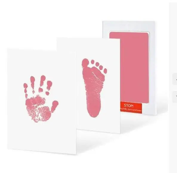 Baby Handprint Footprint Ink Pads Newborn Pet Cat Dog Paw Prints Keepsakes Safe Non-toxic No-Touch Skin Inkless Inkpad