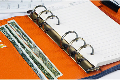 Metal Spiral Rings Binder Clip With 2 Pairs of Screw For Diary Notebook Planner A7 Binder Clip File Folder