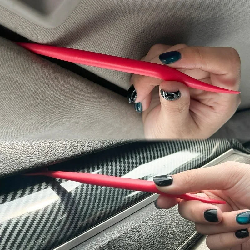 Scraper Blades Car Vinyl Wrap Tools Squeegee Rubber Seals Auto Detailing Supplie Scraper for PPF Installation Edge Pressing Gaps