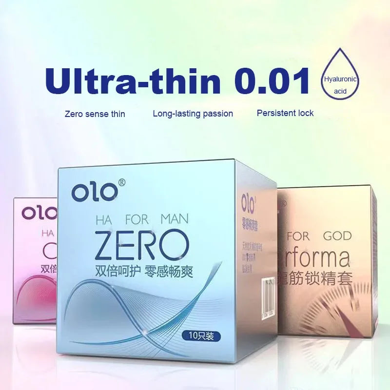 10Pcs Condoms Ultra Thin Extra Lube Condom Safe Adult Supplies Sex Toys Intimate Sex Products Addicted Erotic Goods for Men