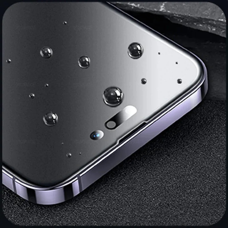1-3Pcs Anti Fingerprint Frosted Matte Screen Protector for iPhone X XS 11 12 13 Mini 14 15 16 17 Air Pro Max Plus Tempered Glass