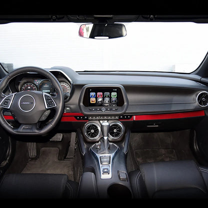 For Chevrolet Camaro 2016-2019 Car Dashboard Panel Cover Decorative Sticker Carbon Fiber Style Interior Modification Accessories