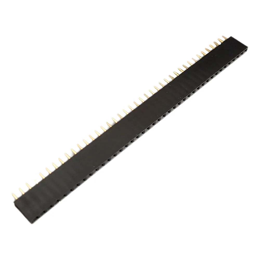 10/80Pcs Pitch 2.54mm 40 Pin Stright Female Single Row Pin Header 1X40P Strip PCB Connector