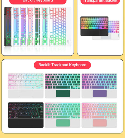 Touchpad Bluetooth Keyboard For Smart Phone PC Computer Laptop Wireless Keyboard  For iOS Android Windows for iPad Keyoboard