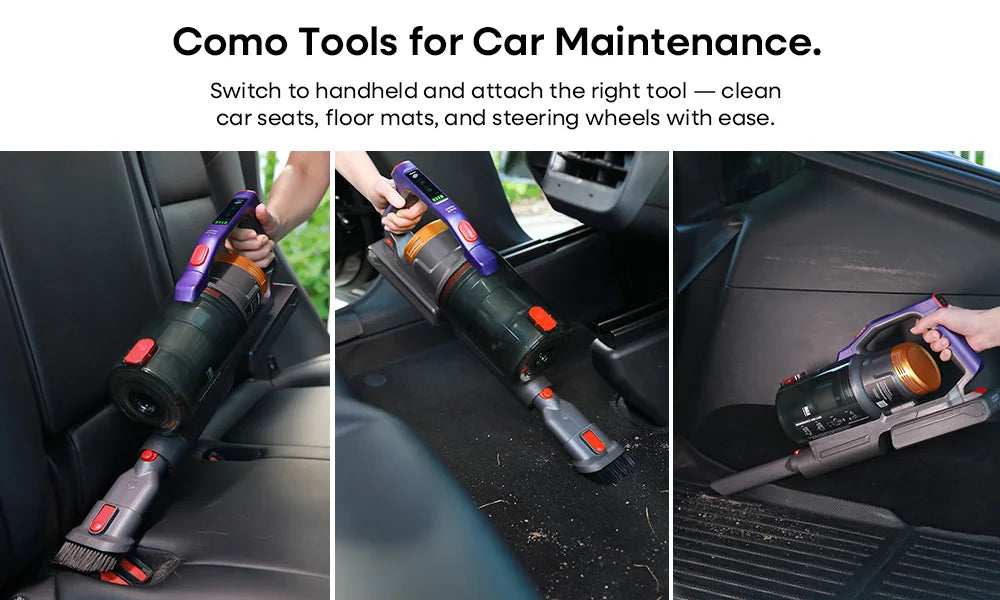 Erabros EV7 Cordless Vacuum Cleaner 70KPa 550W Handheld Stick Vacuum, 70Min Runtime, with Charging Storage Base, Anti-Tangle Brush, with Aroma Design, Powerful Cordless Vacuum Cleaner for Home Clean Carpet Hard Floor Pet Hair