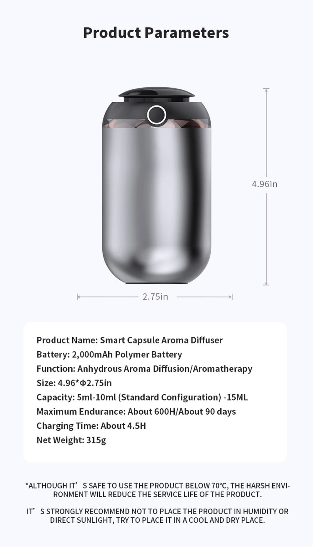 Car Aroma Diffuser Smart Air Freshener Room Fragrance USB Essential Oil Diffuser Smell Distributor Aromatherapy Machine