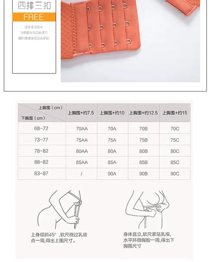 Extreme Push-Up Bra 8cm Thick Pads for Small Bust, Wireless Double Cup Lift, Soft Comfort Fabric, Adjustable Deep V Bras