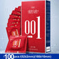 Ultra-Thin 0.01 Style Condoms for Men, Heavy Textured Intimate Lube Latex Protection, Strong Sensation Personal Care Essentials