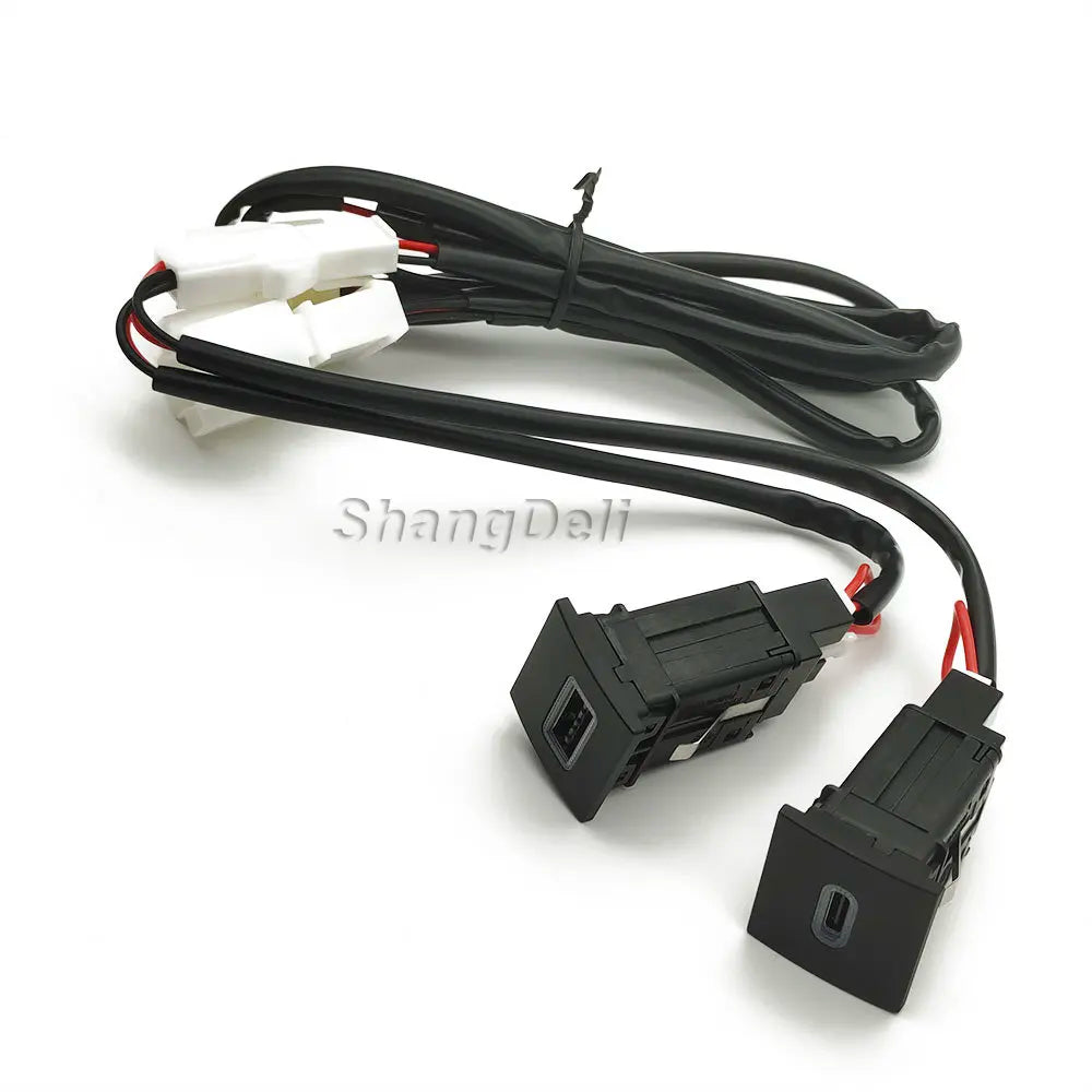 For VW Golf 6 MK6 Jetta 5 MK5 Scirocco 2006 - 2012 Car USB Charger PD Quick Charge QC3.0 Auto Phone Charging Adapter Button