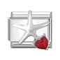 Zircon Star Heart Bow Moon Cherry Moon Italian Charm Links Fit 9mm Stainless Steel Bracelet Women Jewelry DIY Making Gifts