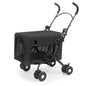 Detachable Cabin Pet Stroller Lightweight Foldable Cat Dog Trolley Outdoor Travel Hand Push Cart for Small & Medium Sized Pets