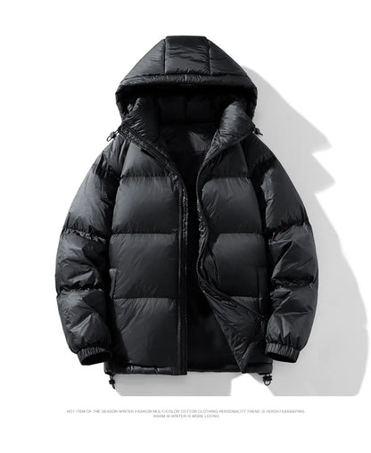 2025 Winter Hooded Men's 90% White Duck Down coat fashion warm Down Jackets casual winter Men thicken winter Jacket size M-4XL