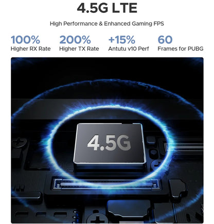 DOOGEE Blade10 Ultra Energy Rugged Phone Gemini AI 10.7mm Ultra-thin 6150mAh Battery Android 15 Widevine L1 Smartphone NFC