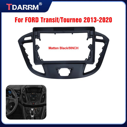 For FORD Transit/Tourneo 2013-2021 Car Radio Fascias Android Stereo Player 2 Din Head Unit Panel Dash Frame Installation Trim