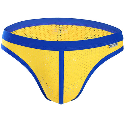 Men's New Nylon Solid Beachwear Briefs Bikini Men Low Rise Sexy Briefs Board Shorts Surfing Wear