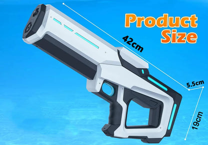 Electric Automatic Water Storage Gun Toys Portable Children Summer Beach Outdoor Fight Fantasy Spray Gun Toys Boy Kid Adult Game