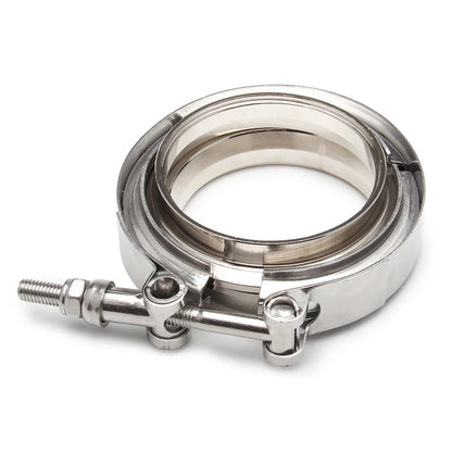 2" 2.5" 3" 3.5" 4" V-Band Clamp With Flange Male Female Fit for Exhaust System, Turbocharger, Downpipe, Muffler